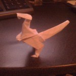 0316090012 An origami raptor
