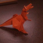03160900132 An origami T-Rex